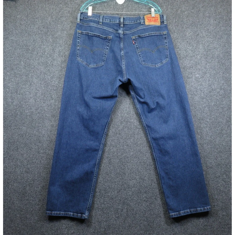 Levi's 505 Jeans Men's 38x30 Blue Regular Fit Straight Leg Western Rancher